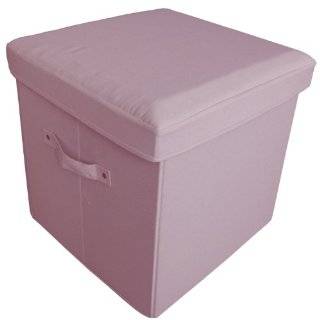 Yu Shan Folding Storage Ottoman T/C, Pink