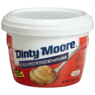 Dinty Moore Scalloped Potatoes with Ham, 7.5 Ounce Microwavable Bowls 