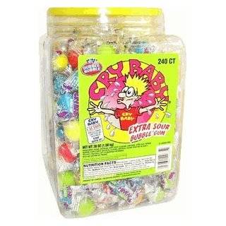 CRY BABY XTRA SOUR GUM 240 count Grocery & Gourmet Food