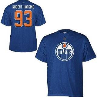  Edmonton Oilers Reebok Ryan Nugent Hopkins Grey Jersey T 