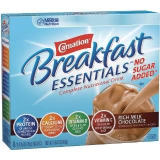 Carnation Instant Breakfast Essentials Drink Mix, Rich Milk Chocolate 