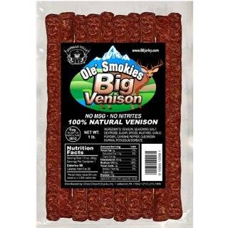 Buffalo Bills Big Venison 1 LB Ole Smokies Pack (10 pure venison 
