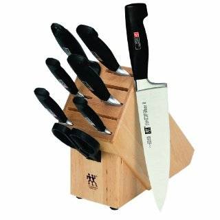 Zwilling J.A. Henckels Four Star 8 Piece Knife Set with Block  