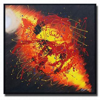 Fire Tornado Hand Painted Canvas Art