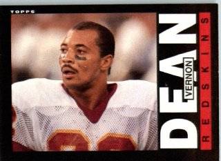 1985 Topps # 180 Vernon Dean Washington Redskins Football