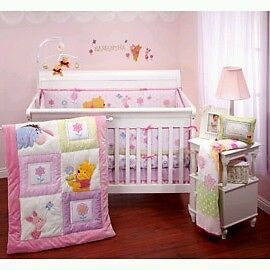 Baby Girl Owl Crib Bedding Sets