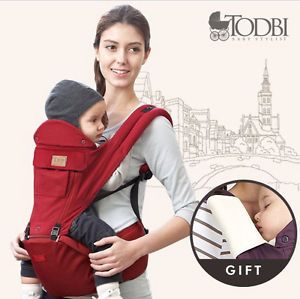 2013 Todbi Style Hipseat Carrier Kid Carrier Child Carrier Baby Carrier Red New