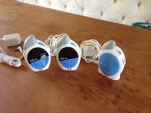 Fisher Price 900 MHz Long Range Baby Monitor w 2 Receivers Cordless Adapters