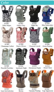 Infant Baby Carrier Adjustable Newborn Sling Backpack Wrap Rider Multicolor