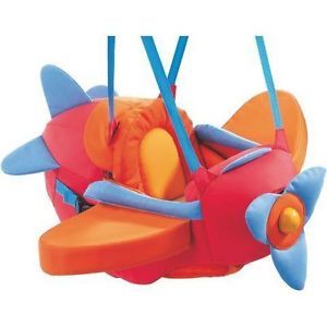 Adjustable Baby Airplane Swing Indoor Outdoor Air Plane Infant Jumper Flyer Toy