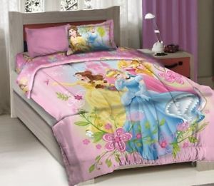 Disney Princess Royal Gardens Twin Bedding Comforter Set Bed in A Bag
