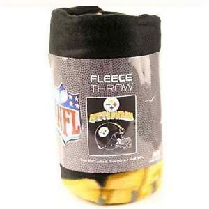 NFL Fleece Throw Blanket Pittsburgh Steelers Plush Comfort