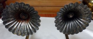 Vtg Homco Home Interior Colonial Early American Candle Sticks Holders Sconces