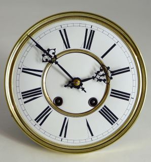 Beautiful Antique German Black Forest Carl Werner Wall Clock at 1900