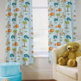 Ready Steady Bed Childrens Kids Bedroom Tape Top Ready Made Curtains in 2 Sizes