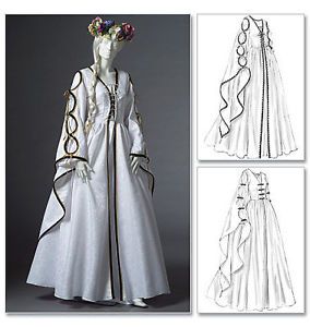 McCalls Pattern M4997 Renaissance Dress Costumes 6 12