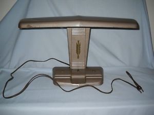 Vtg Art Deco Airplane Wing Desk Lamp Moe Brothers Fort Atkinson Wisconsin