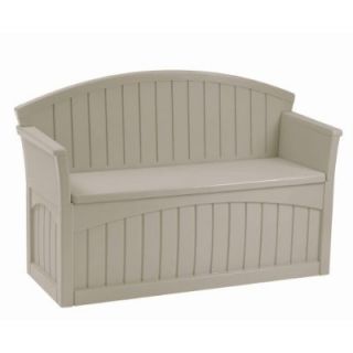 Suncast Outdoor Patio Bench Deck Box Storage Seat New