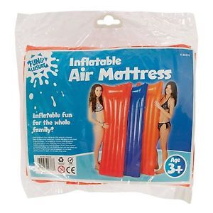 Inflatable Air Mattress Matt Lilo Mattress Lounger Swimming Pool Beach Air Mat
