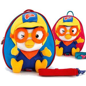 Pororo Safety Harness Backpack for Toddler Birthday Gift for Kids Baby Blue Pink