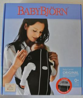 BabyBjorn Baby Bjorn Baby Carrier The Classic Original Gingham Black 8 25 Lbs