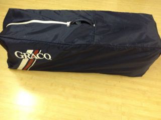 Graco Blue Pack N Play Pen Portable Crib Travel w Travel Bag 602LG Series
