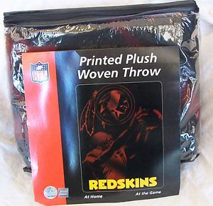 Washington Redskins Printed Plush Woven Throw Blanket