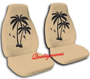 Cool Set Palm Tree Car Seat Covers 12 Colors Available
