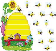 Busy Bees Job Chart Bee Hive Bulletin Board Set Teacher Supplies Trend T 8077