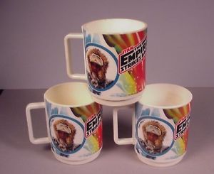 Vintage Star Wars ESB 3 Mugs Deka 1980 Cups Hard Plastic
