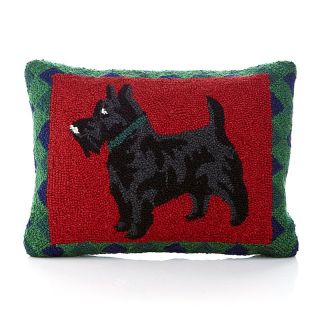 Jeffrey Banks Decorative Scottie Dog Pillow New
