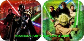 Star Wars Generations Square Lunch Dinner Plates