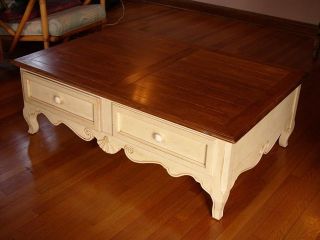 Ethan Allen Country French Coffee Table