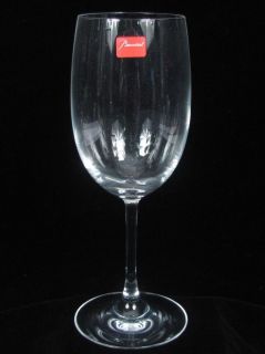 Baccarat Epicure Water Goblet Glass 8" Stemware France Lead Crystal