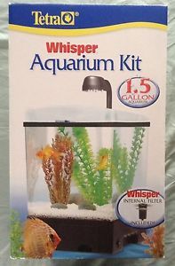 Tetra Whisper Aquarium Complete Kit 1 5 Gallons New LED Light Easy Set Up