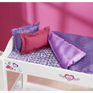 Doll Furniture Loft Bed Bedroom Set Made to Fit 18 inch American Girl McKenna