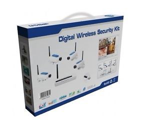 Digital Wireless 4 Video IP Camera Home Security System Network USB CCTV DVR