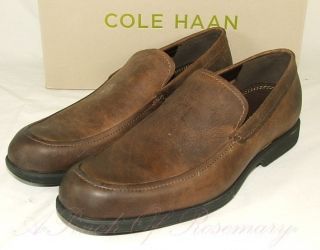 Cole Haan Mens Lunarlon Leather Lunar Toledo Venetian Loafer Slip on Shoes Brown