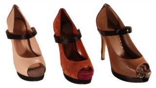 Jessica Simpson Ely Tan or Powder or Burnt Sienna Platform Heels Womens Shoes
