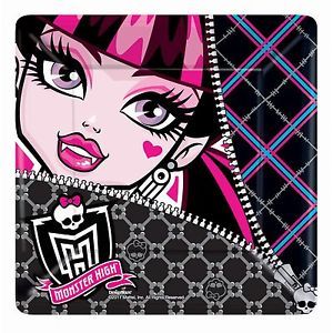 8 Monster High Party Sq Cake Plates Birthday Also Avail Balloon Stickers Candles
