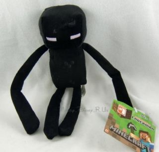 Minecraft Overworld Enderman 10" Plush Doll Bean Bag Toy Oficially Licensed New
