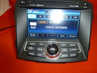2011 2012 Hyundai Sonata Bluetooth XM  CD Player GPS Navigation Screen Radio