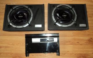 Car Set Up Sony Xplod 1200W Power Amplifier 2 Low Profile SEALED Subwoofers