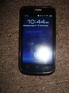 Metro Pcs ZTE 4G N9120 Android Touch Screen Smart Phone Good Shape