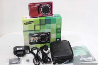 Samsung EC PL170 Pink 16 Megapixels Digital Compact Camera Dual Screen Display