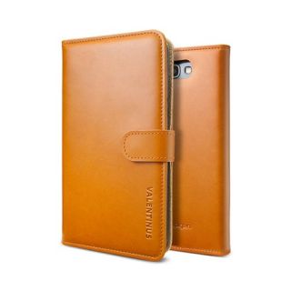 SPIGEN SGP Galaxy Note 2 Leather Wallet Case Valentinus Light Brown