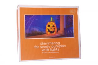 Orange Pumpkin Halloween Lawn Decoration Indoor Outdoor Light Jack O Lantern New