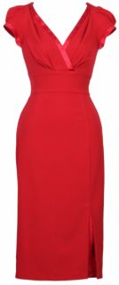Stop Staring Siren Red Candy Apple Prom VLV Easter Pencil Dress USA Made s XL