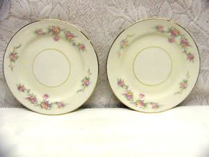 Homer Laughlin China Countess Two Bread Butter Plates