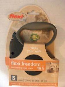 Flexi Freedom Soft Grip Retractable Dog Leash in Size Small 16ft 26 lbs 12kg